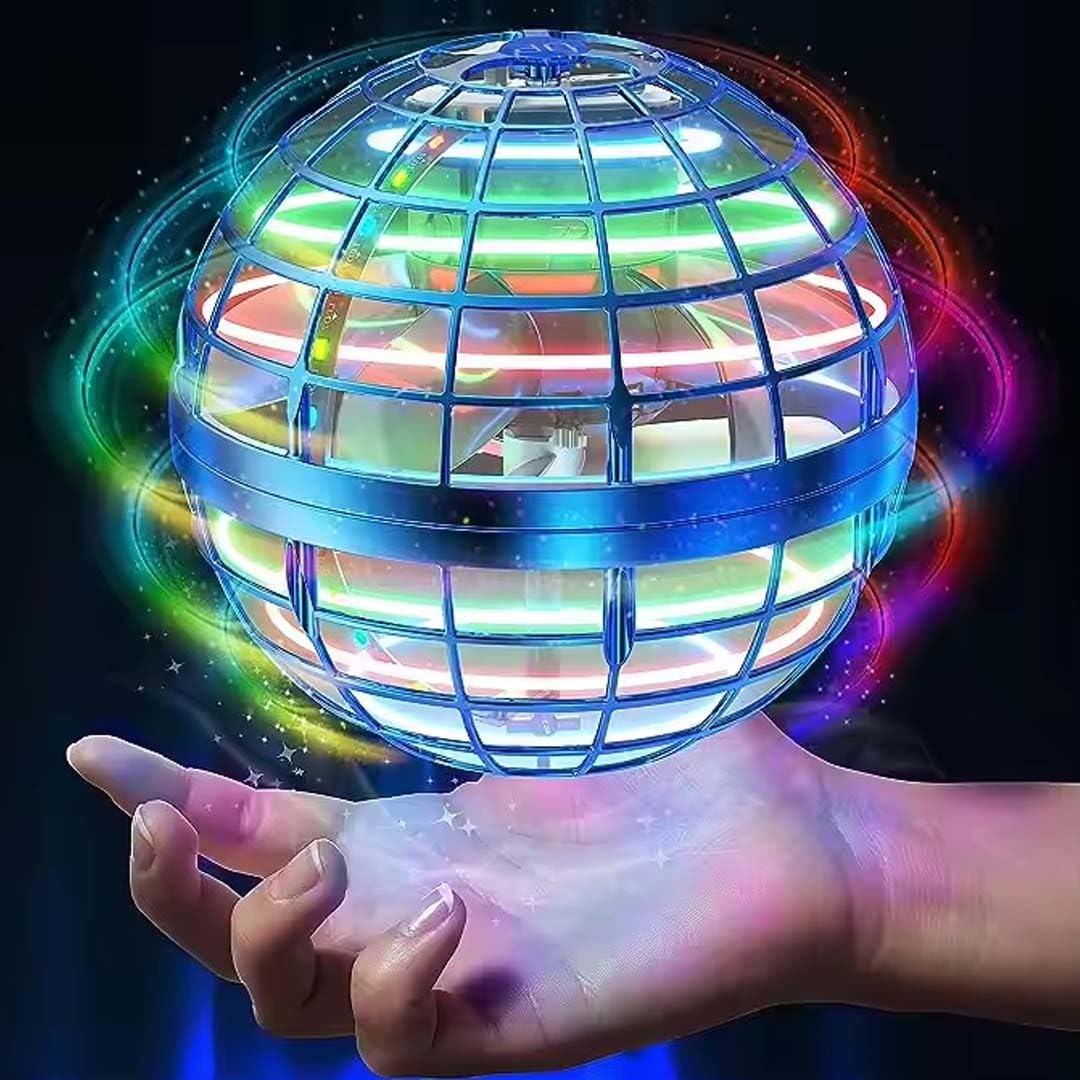 Flying Orb Ball Hand Controlled Boomerang Spinner, USB Rechargeable