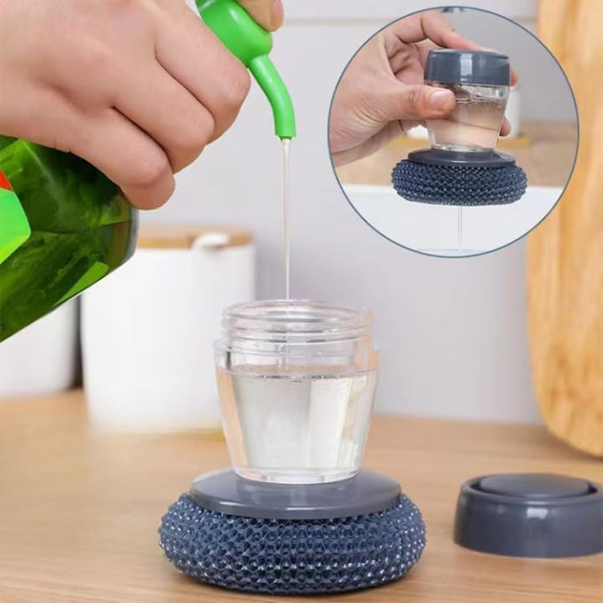 ScrubMate Soap Dispensing Kitchen Cleaning Brush