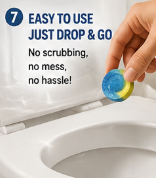 Magic Bubble Dual-Action Toilet & Drain Cleaning Tablets (24 Tablets)